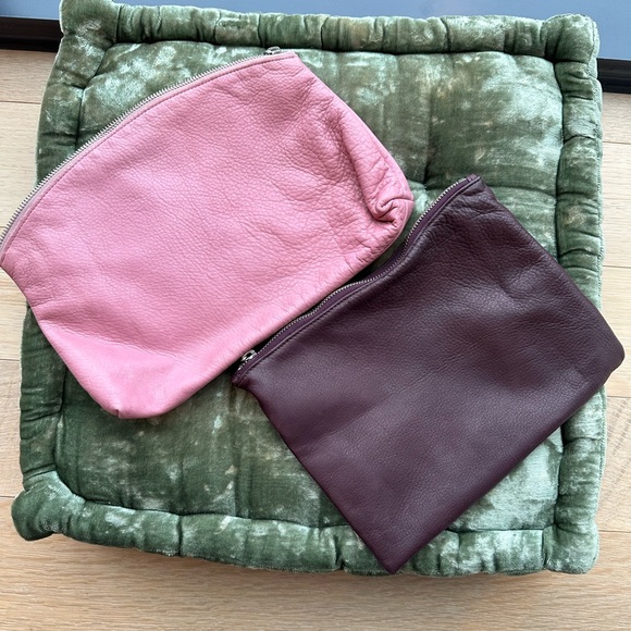 Set of BAGGU leather pouches - Picture 1 of 4